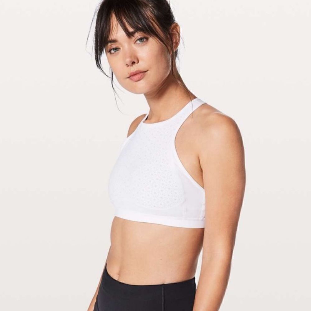Lululemon colour me quick sports bra White Size 4